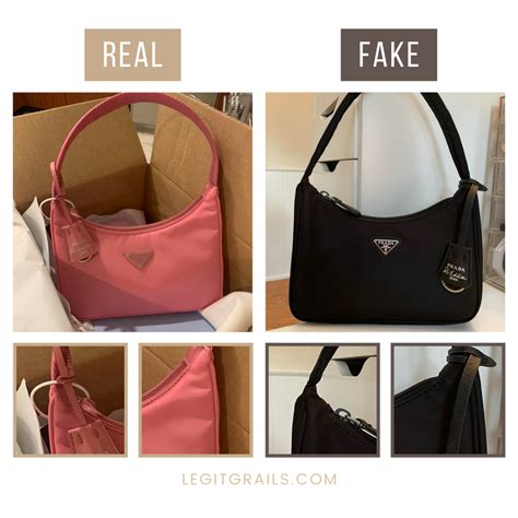 how can you tell a fake prada bag|prada dust bag authentic.